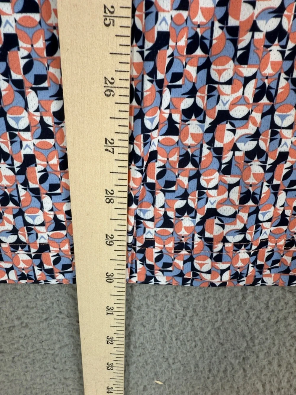 Callaway Opti-Dri Golf shirt Men's XL short sleeve Pink & Navy Geo-Print Polo